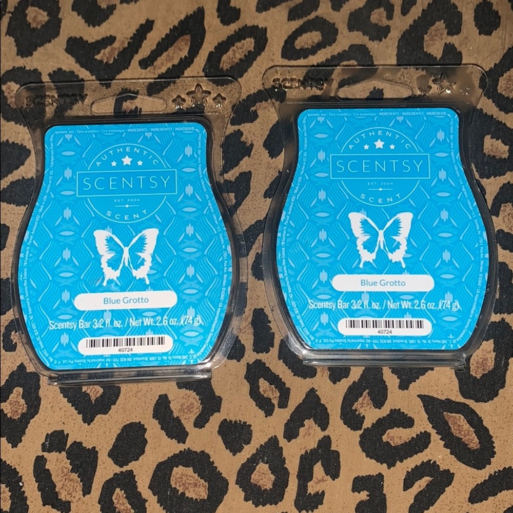 SOLD Scentsy Bars (PARTIAL) Blue Grotto Scent
